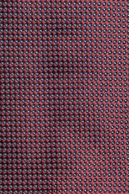 Бордовый галстук из шелка с микродизайном для мужчин бренда Meucci (Италия), арт. EKM212202-71 - фото. Цвет: Бордовый с микродизайном. Купить в интернет-магазине https://shop.meucci.ru
