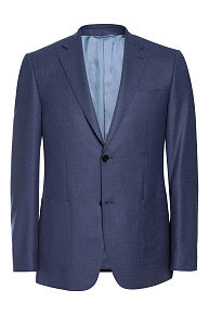 Пиджак из шерсти серо-синего цвета (MI 1200181/8060)