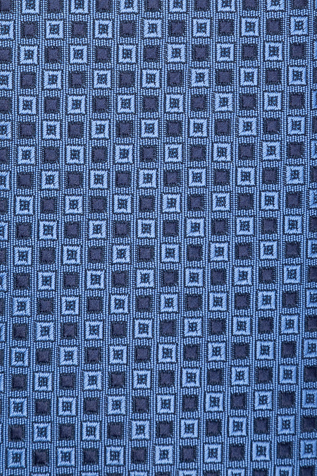 Галстук синий с орнаментом для мужчин бренда Meucci (Италия), арт. 03202006-46 - фото. Цвет: Синий с орнаментом. Купить в интернет-магазине https://shop.meucci.ru
