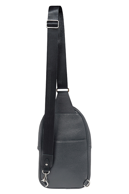 Сумка-слинг серого цвета с ремнем через плечо  для мужчин бренда Meucci (Италия), арт. О-78188 Grey - фото. Цвет: . Купить в интернет-магазине https://shop.meucci.ru
