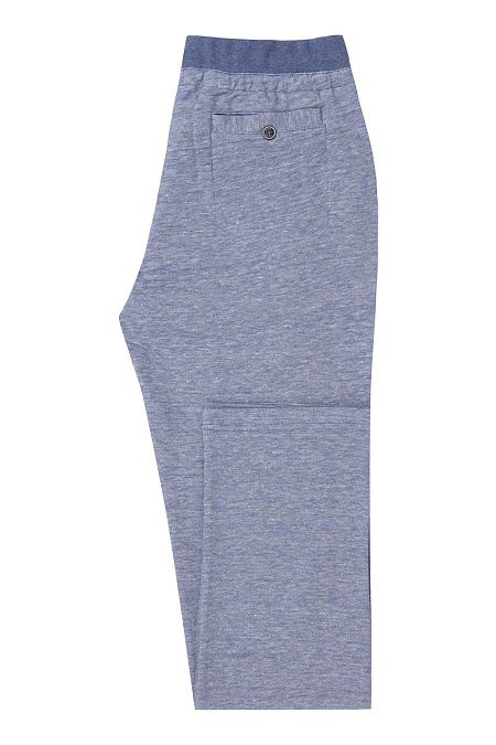 Мужские спортивные брюки арт. 2M722 PE00 NAVY Meucci (Италия) - фото. Цвет: Темно-синий. Купить в интернет-магазине https://shop.meucci.ru

