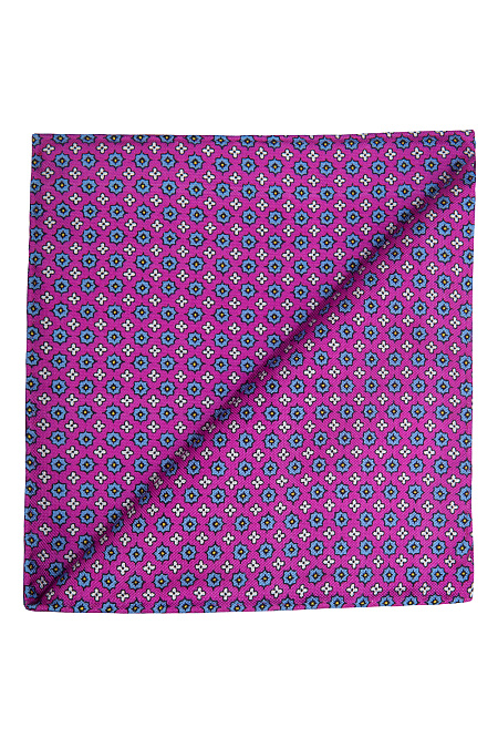 Платок для мужчин бренда Meucci (Италия), арт. 7609/1 - фото. Цвет: Фиолетовый. Купить в интернет-магазине https://shop.meucci.ru
