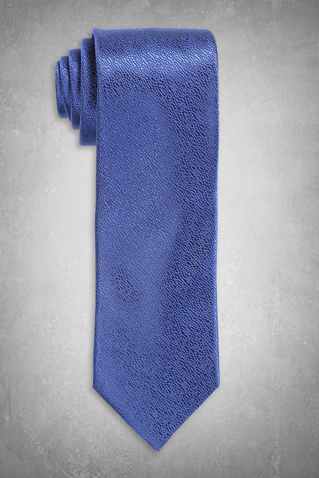 Синий галстук с микродизайном для мужчин бренда Meucci (Италия), арт. 8150/2 - фото. Цвет: Синий, микродизайн. Купить в интернет-магазине https://shop.meucci.ru
