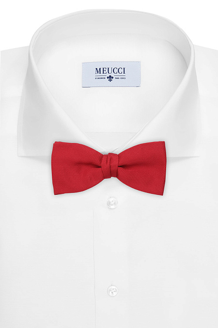 Бабочка для мужчин бренда Meucci (Италия), арт. 1301/5 - фото. Цвет: Красный. Купить в интернет-магазине https://shop.meucci.ru
