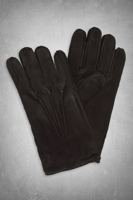 Черные кожаные перчатки для мужчин бренда Meucci (Италия), арт. 211 BLACK/BROWN - фото. Цвет: Черный. Купить в интернет-магазине https://shop.meucci.ru

