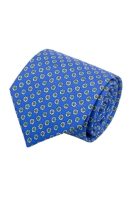 Шелковый галстук для мужчин бренда Meucci (Италия), арт. 7613/1 - фото. Цвет: Синий. Купить в интернет-магазине https://shop.meucci.ru
