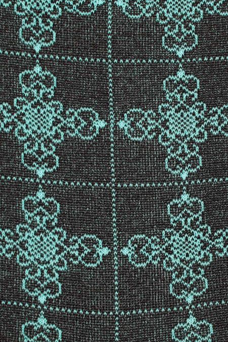 Носки с орнаментом для мужчин бренда Meucci (Италия), арт. Z115/01-56 - фото. Цвет: Голубой/черный с орнаментом. Купить в интернет-магазине https://shop.meucci.ru
