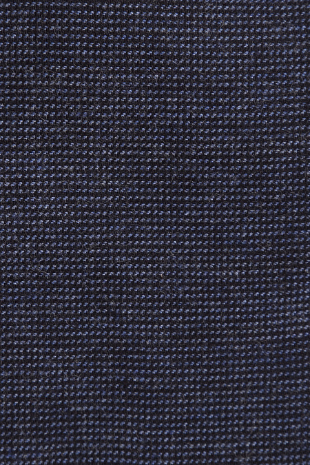 Модная мужская рубашка с длинным рукавом и микродизайном арт. SL 90202 R 22171/141588 от Meucci (Италия) - фото. Цвет: Тёмно-синий, микродизайн.
