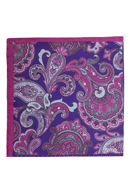 Платок для мужчин бренда Meucci (Италия), арт. 8143/4 - фото. Цвет: Фиолетовый. Купить в интернет-магазине https://shop.meucci.ru
