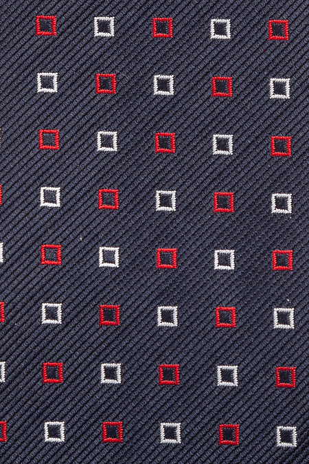 Галстук из шелка для мужчин бренда Meucci (Италия), арт. 7019/4 - фото. Цвет: Синий с рисунком. Купить в интернет-магазине https://shop.meucci.ru

