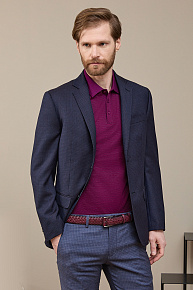 Пиджак с сине-бордовым жаккардовым дизайном (MI 1200181CR/11633)