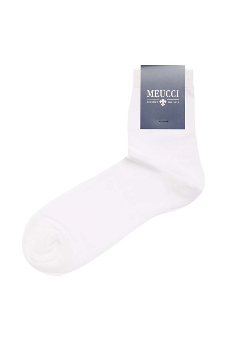 Носки для мужчин бренда Meucci (Италия), арт. TR-1022/100 - фото. Цвет: Белый. Купить в интернет-магазине https://shop.meucci.ru
