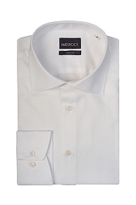 Рубашка белая с микродизайном  (SL 9020 RL 0191 BAS/231109)