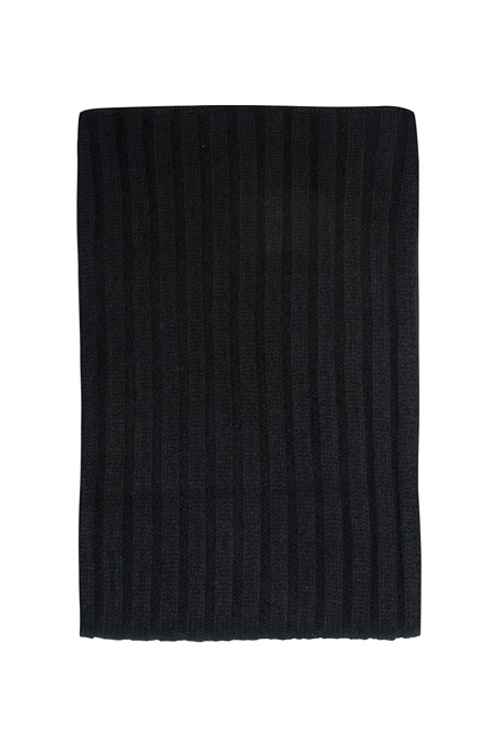 Шарф из шерсти с кашемиром черного цвета  для мужчин бренда Meucci (Италия), арт. SF/90102023/SM19005 - фото. Цвет: Черный . Купить в интернет-магазине https://shop.meucci.ru
