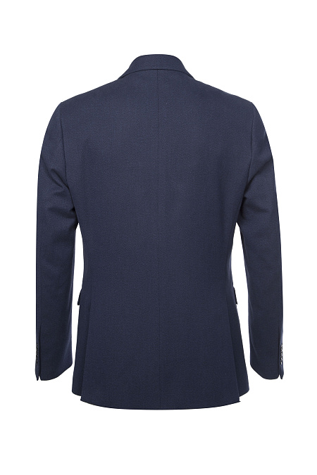 Пиджак из плотного шерстяного твида  для мужчин бренда Meucci (Италия), арт. MI 1200181LP/11622 - фото. Цвет: Темно-синий. Купить в интернет-магазине https://shop.meucci.ru
