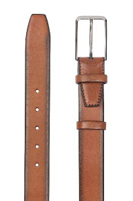 Кожаный ремень коричневый (20000309-300)