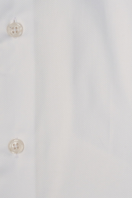 Модная мужская рубашка белая с эффектом non iron  арт. SL 9020 RL 0191 NON/231113 от Meucci (Италия) - фото. Цвет: Белый, микродизайн.
