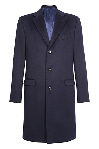 Пальто из шерсти с кашемиром темно-синего цвета  (MI 5300191PZ/11907)