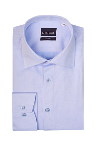 Рубашка светло-синяя с микродизайном (SL 9020 R 0291 BAS/231132)