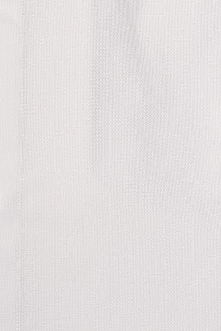 Модная мужская рубашка белая с микродизайном  арт. SL 9020 RL 0191 BAS/231110 от Meucci (Италия) - фото. Цвет: Белый, микродизайн.
